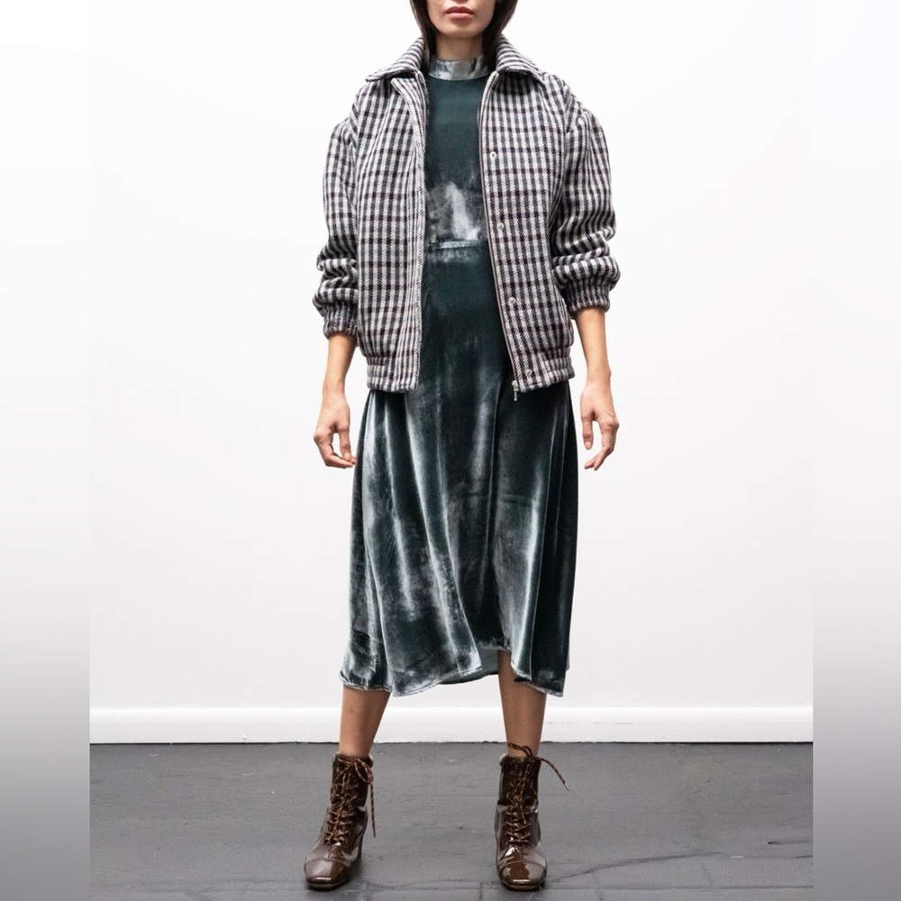 Kurt Lyle Lucy Jacket in Red/Brown Check - Picture 3 of 14